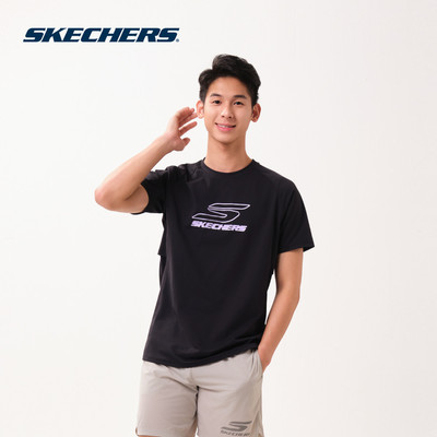 Raglan Tee Nam Skechers Running Performance Raglan Tee - SP126M109-0018