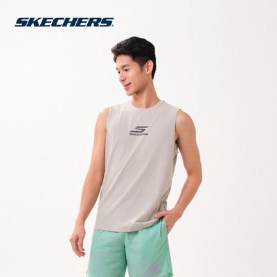 Áo Thun Không Tay Nam Skechers Walking Performance Sleeveless Tee - SP126M115-03ZZ