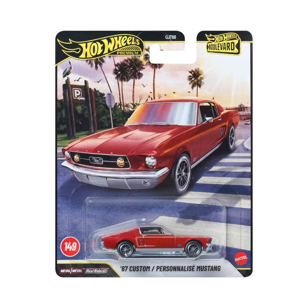Đồ Chơi Siêu Xe BOULEVARD - CUSTOM 67 MUSTANG HOT WHEELS  JHW40/GJT68