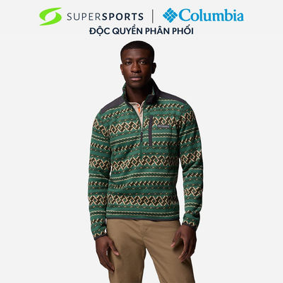 Áo Khoác Nam Columbia Sweater Weather™ Printed Half Zip Ii - Xanh Lá - 2097742375 ADS10 LS400