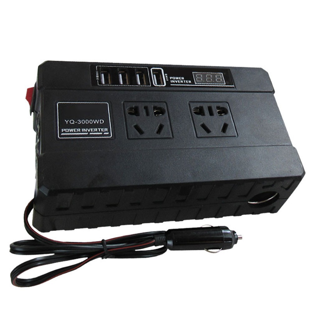 Car Inverter Power Adapter DC 12V/24V to AC 220V Converter Power Converter