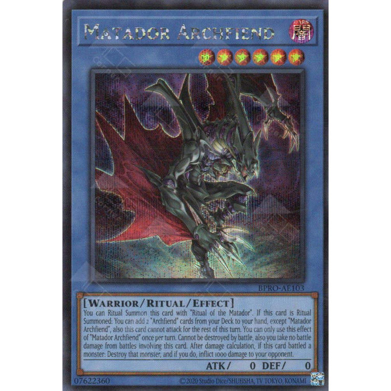 Thẻ bài Yugioh - BPRO-AE103 - Matador Archfiend