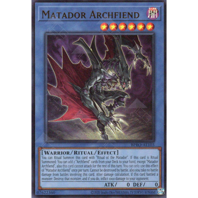 Thẻ bài Yugioh - BPRO-AE103 - Matador Archfiend