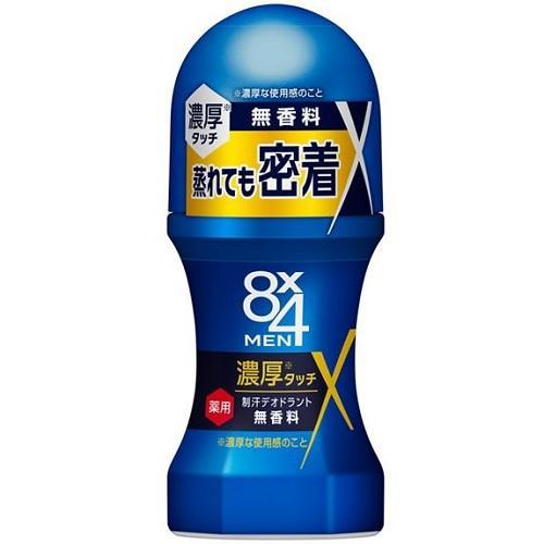 8x4 Men Thick Roll-On Không Mùi 60ml Kao 8X4 Menno Kouro-Rumkou