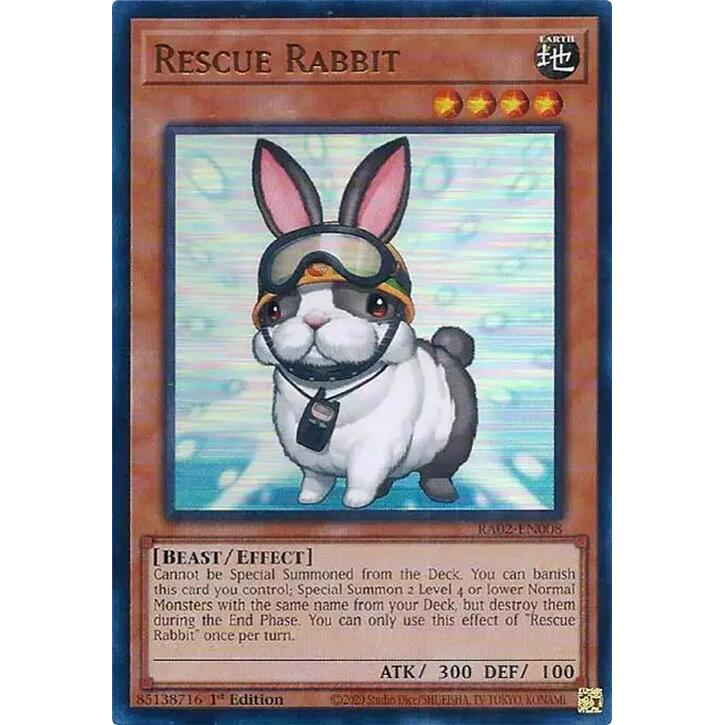 Thẻ bài Yugioh - RA02-EN008 - Rescue Rabbit