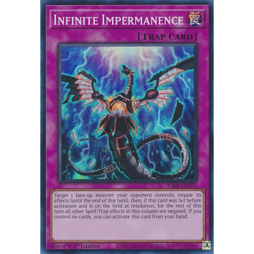 Thẻ bài Yugioh - RA01-EN075 - Infinite Impermanence