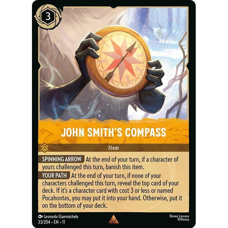 Disney Lorcana ~Winterspell~ John Smith's Compass (33/204)
