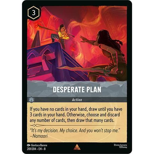 Disney Lorcana ~Reign of Jafar~ Desperate Plan (201/204)