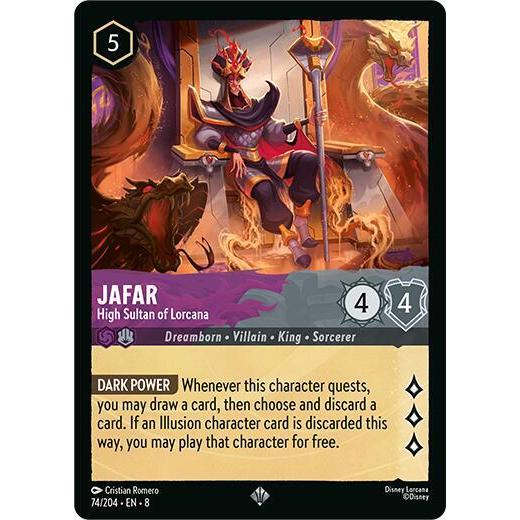 Disney Lorcana ~Reign of Jafar~ Jafar - High Sultan of Lorcana (74/204)
