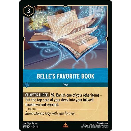 Disney Lorcana ~Reign of Jafar~ Belle's Favorite Book (179/204)