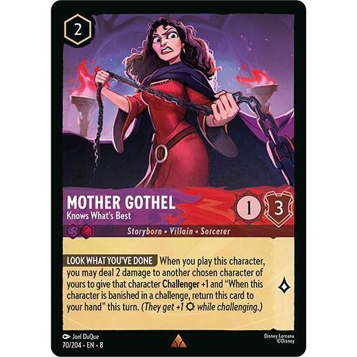 Disney Lorcana ~Reign of Jafar~ Mother Gothel - Knows What's Best (70/204)