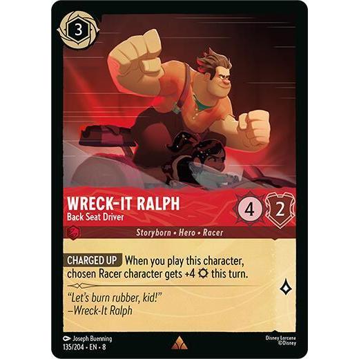 Disney Lorcana ~Reign of Jafar~ Wreck-It Ralph - Back Seat Driver (135/204)
