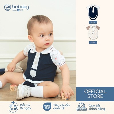 BU Baby Bộ liền Bodychip cộc tay Ponie sang xinh | Quần áo sơ sinh cao cấp mềm mịn | PPN230000