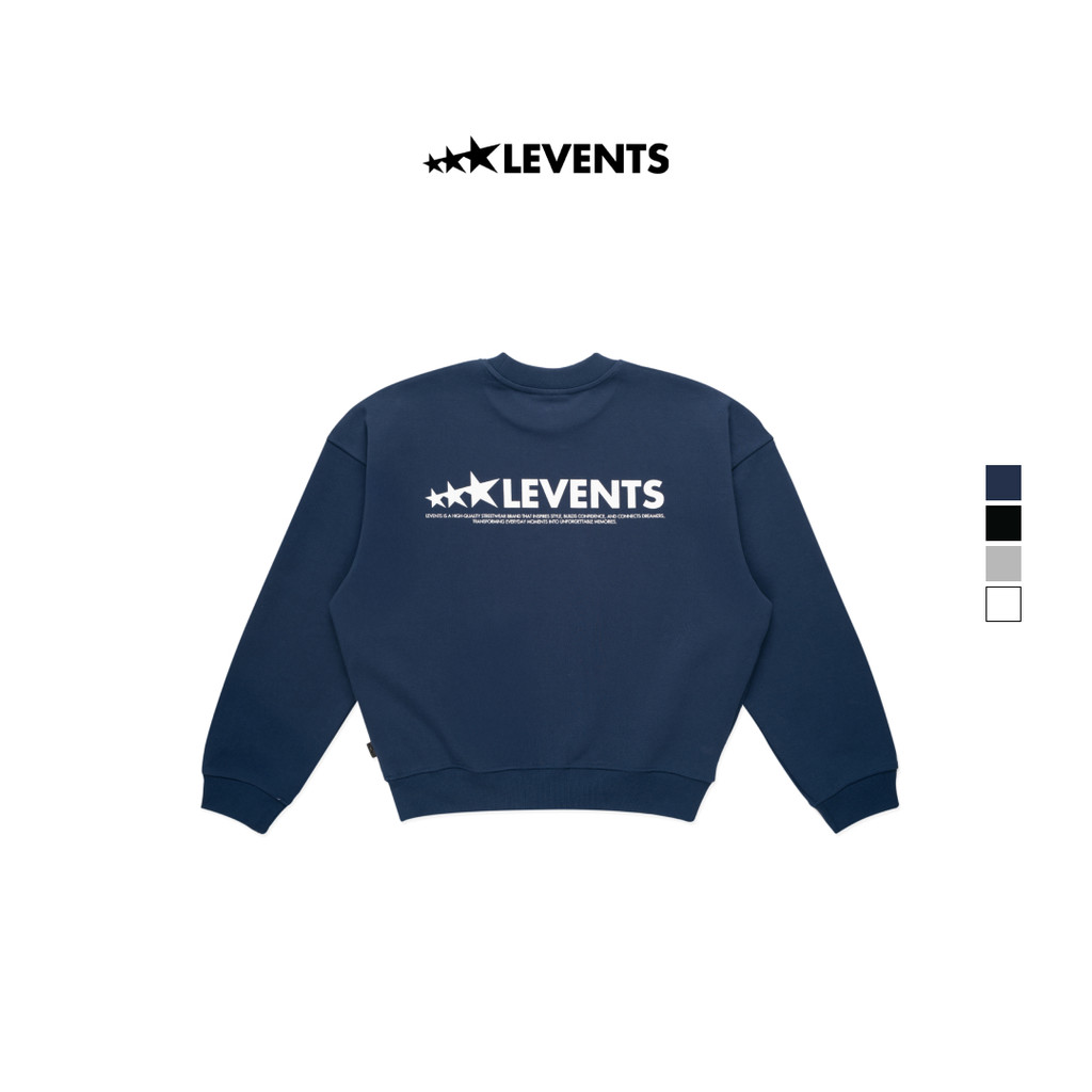Áo Sweater Levents XL Logo Boxy Cotton Premium