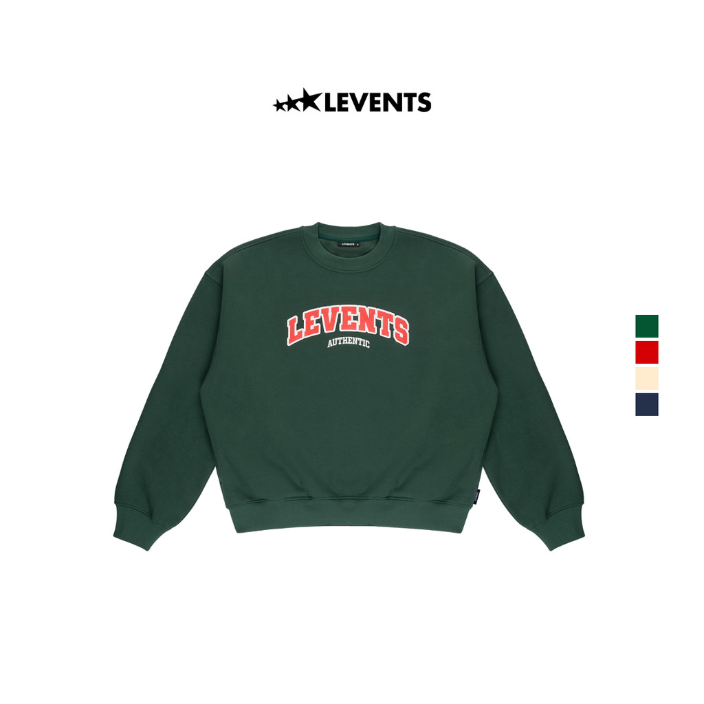 Áo Sweater Levents Seasonal Visual Boxy Nỉ Bông