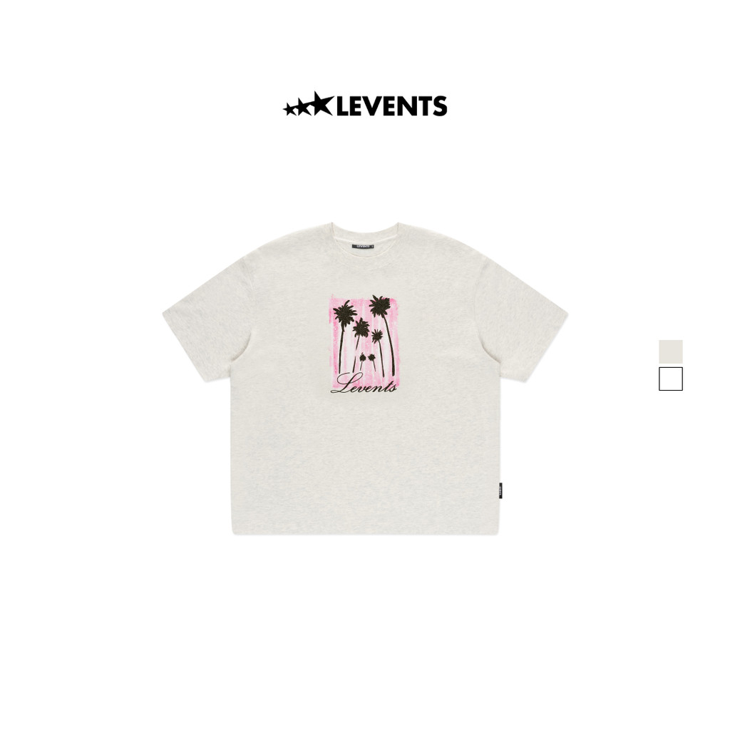 Áo Thun Levents Palm Tree Semi-Oversized Tee 100% Cotton T-shirt