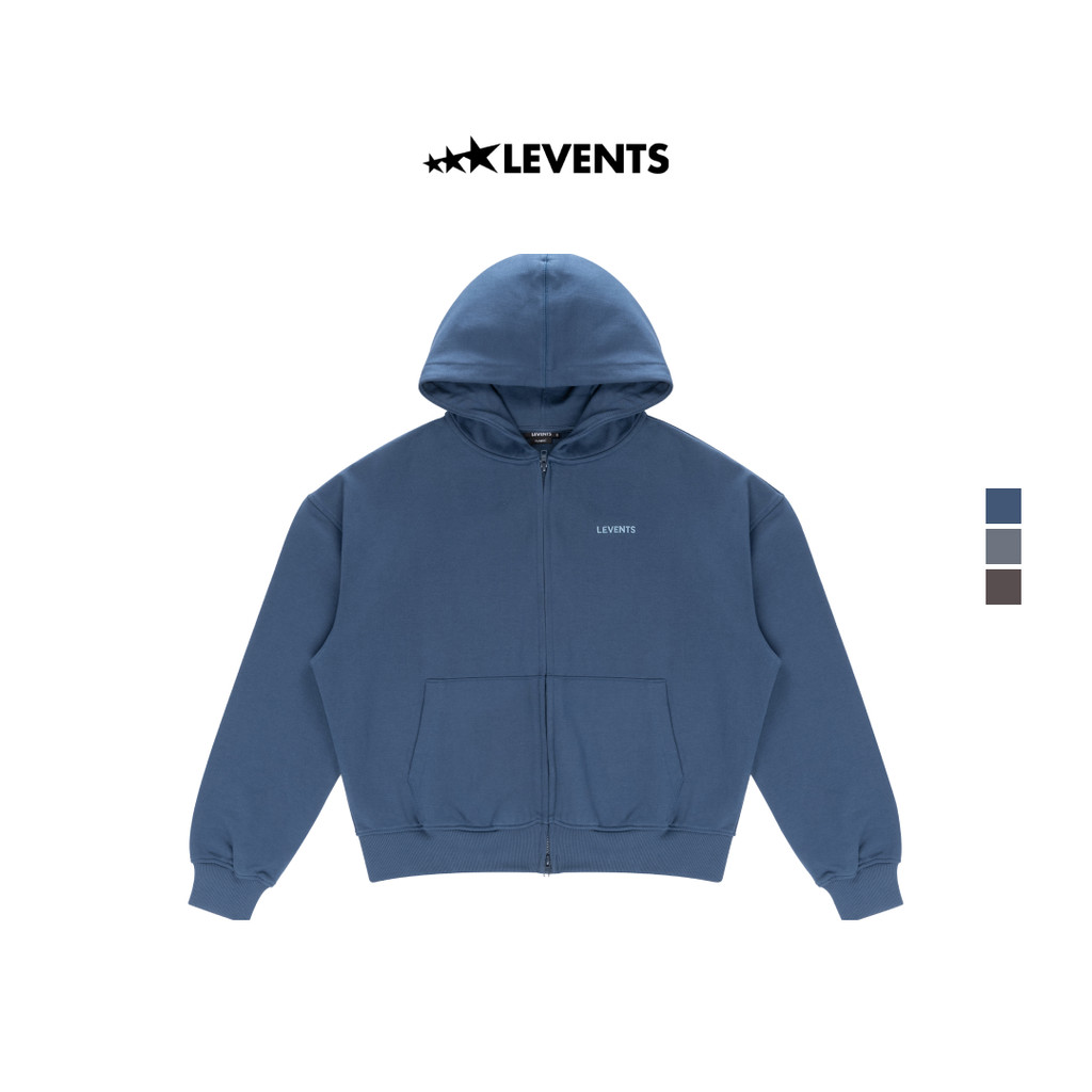 Áo Zipper Hoodie Levents Classic Boxy 2.0 Extra Color Nỉ Chân Cua