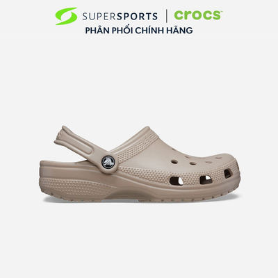 Giày Clog Unisex Crocs Classic - Nâu - 10001-214 ADS01 LS100