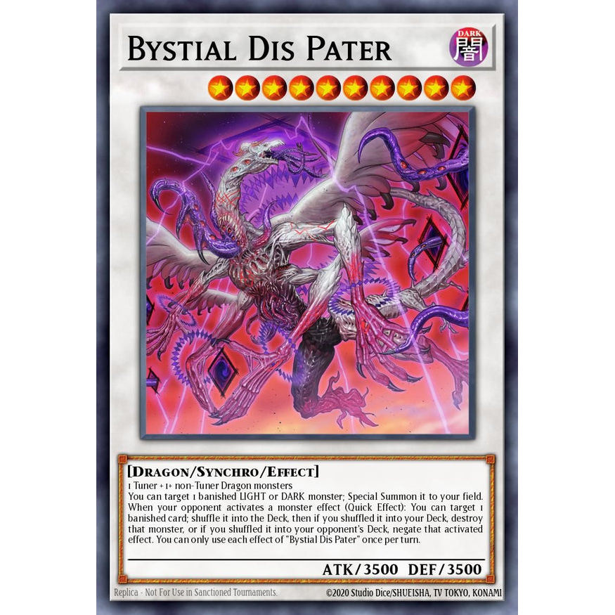 [Yugioh Funny Shop] 1 lá thẻ bài RA05-EN041 - Bystial Dis Pater - Collector Rare