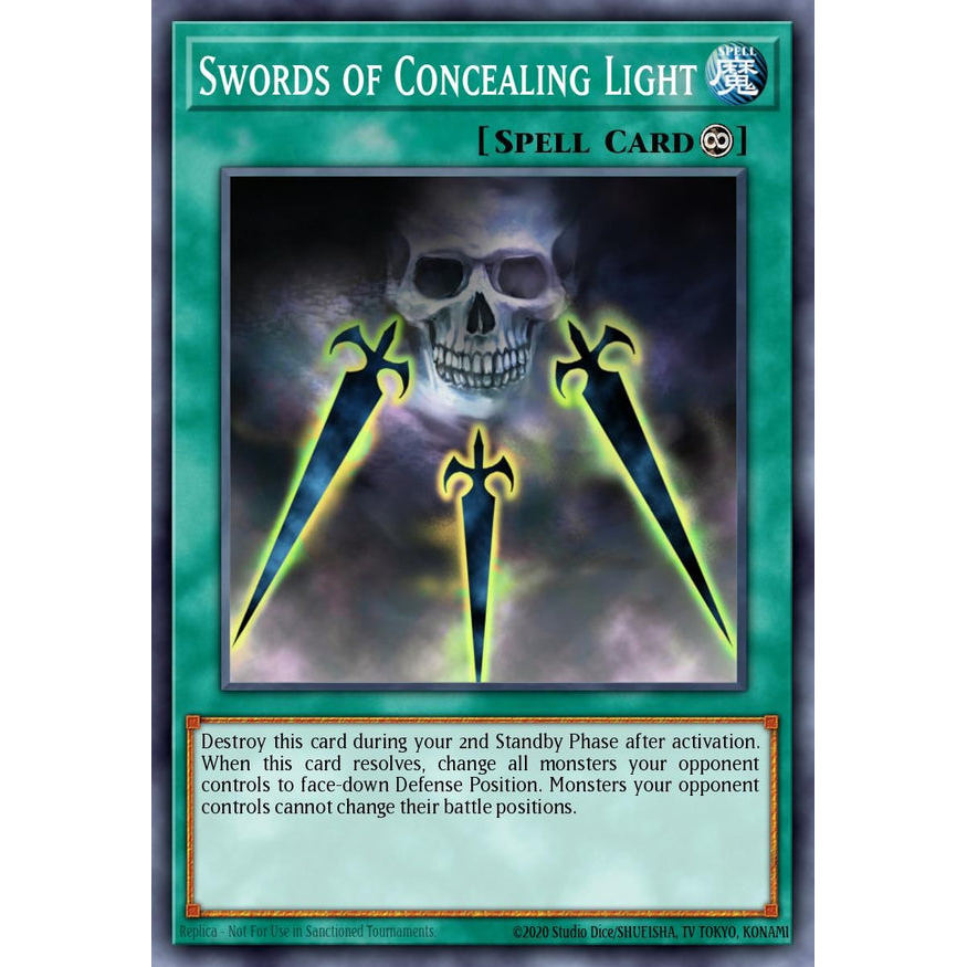 [Yugioh Funny Shop] 1 lá thẻ bài RA05-EN059 - Swords of Concealing Light - Ultra Rare - Rarity Colle