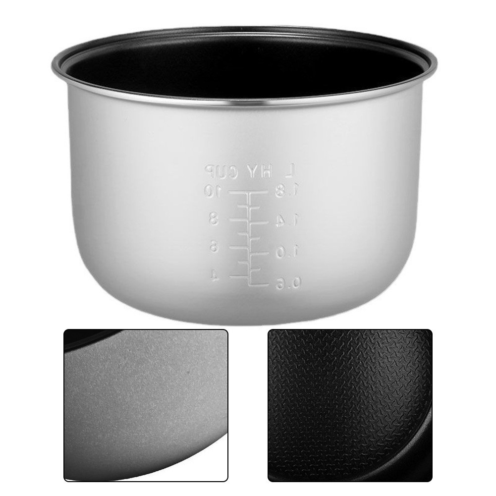 Rice Cooker Inner Pot Replacement Non-Stick Inner Insert Cooking for Cooker Pot