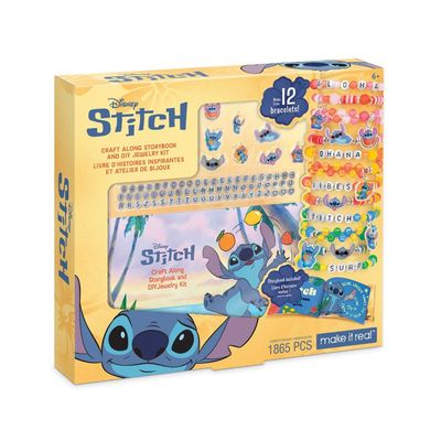 Đồ Chơi Bộ Làm Vòng Tay Stitch & Sách Tương Tác MAKE IT REAL 4232MIR