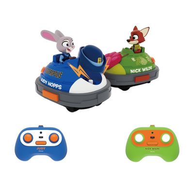 Đồ Chơi 2 Xe Điện Đụng Bumper Zootopia Nick & Judy VECTO 5588-D592