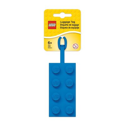 Thẻ Tên LEGO® - Viên Gạch 2x4 Xanh Dương LEGO LICENSED 52001