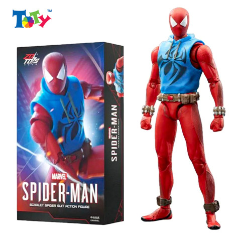 [CHÍNH HÃNG] Mô hình trang trí - Marvel - Spider Man - Scarlet Spider - ZD Toys - ZC48