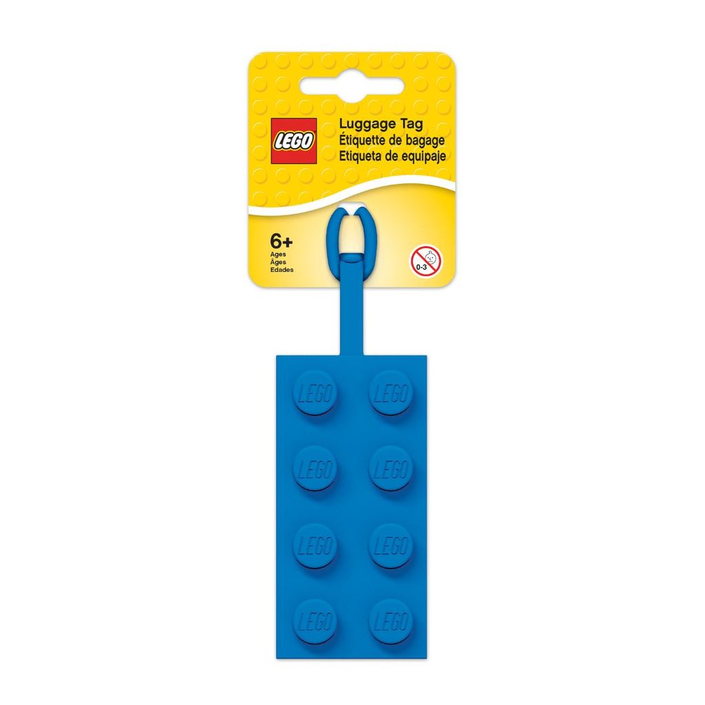 Thẻ Tên LEGO® - Viên Gạch 2x4 Xanh Dương LEGO LICENSED 52001