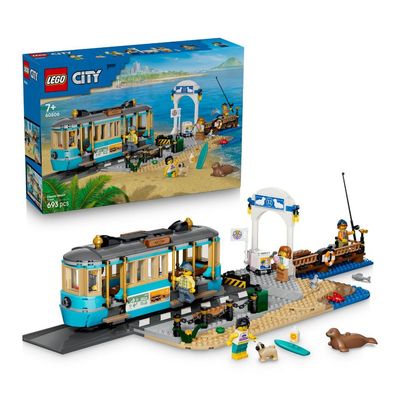 Đồ Chơi Lắp Ráp Xe Điện Ven Biển Cổ Điển LEGO CITY 60506 (693 chi tiết)