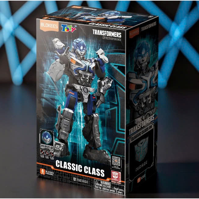 [CHÍNH HÃNG] Transformers - (Model Kit) - Classic Class(CC) 06 - Mirage(10cm) - Luminous Eyes & Ches