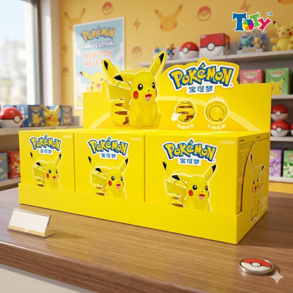 [CHÍNH HÃNG] Mô hình Pokemon - Pikachu - Quạt - Moetch - MT21