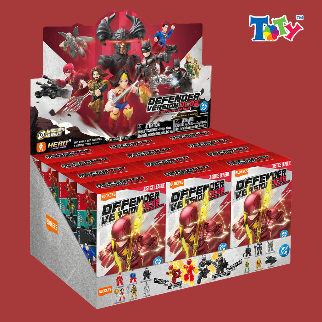 [CHÍNH HÃNG] Mô hình - DC - DV02 - Justice League - Blokees - EC05