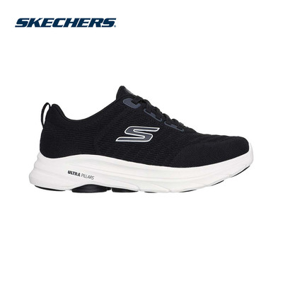 Giày Thể Thao Nam Skechers GOwalk 8 Day Đi Bộ - 216782-BKW Air-Cooled Goga Mat