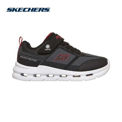 Giày Thể Thao Bé Trai Skechers S-Lights Glide-Step Lights - 400240L-BLK