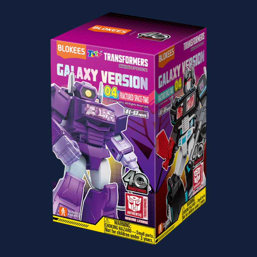 [CHÍNH HÃNG] Blokees Figures - Transformers - GV04 - Fractured Space-time - ET22 Full Set