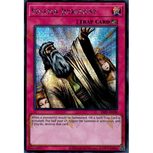 Thẻ bài Yugioh - ES02-AE108 - Solemn Judgment