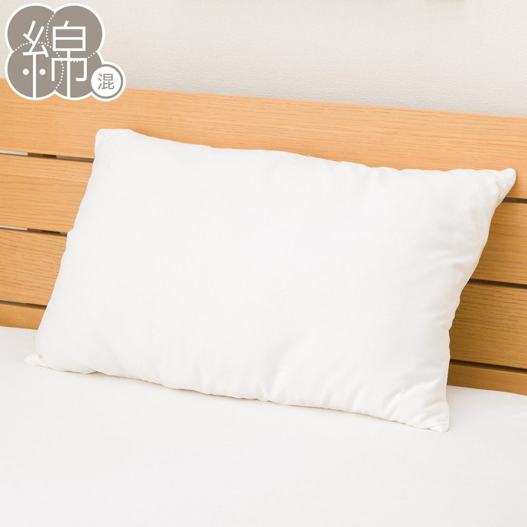 NITORI Vỏ Gối Nfit Cotton Màu Trắng