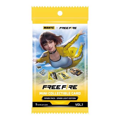 Đồ Chơi Gói Thẻ Sưu Tập Manyc Free Fire - Spark Light TRADING CARD MYC01FF01C01F11-SL