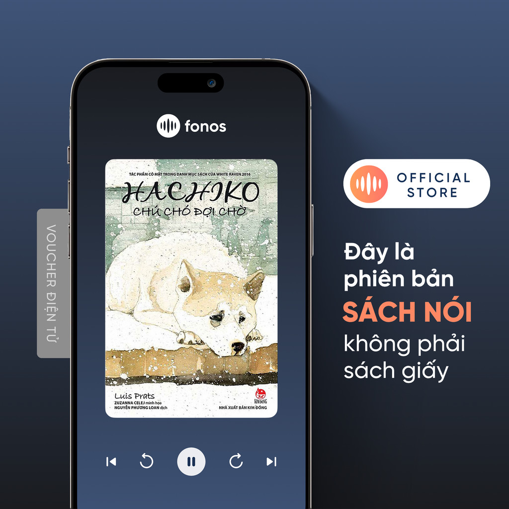 Sách Nói Fonos: Hachiko - Chú Chó Đợi Chờ