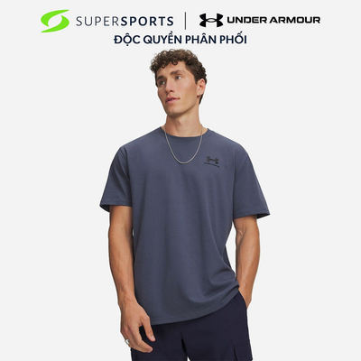 Áo Thun Nam Under Armour Logo Embroidered Heavyweight Short Sleeve - 1373997-045