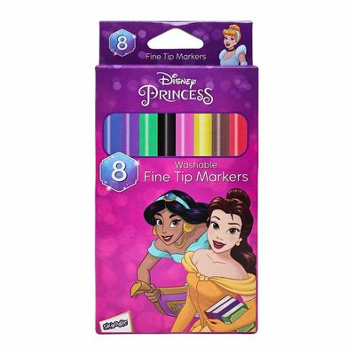 Bộ 8 Bút Washable Marker Disney Princess RED RIDGE 100211