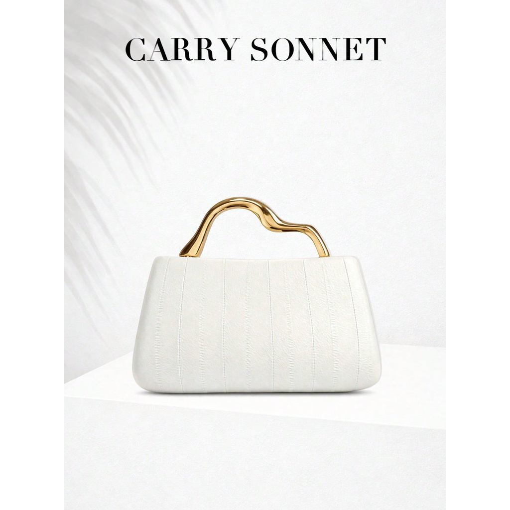 Elegant Handheld Evening Bag  Structured Handbag Design  Women's Fashion Party Clutch  Gift For Her