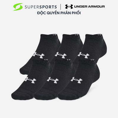 Vớ Thể Thao Under Armour Essential 6-Pack Low Cut - 1386239-001