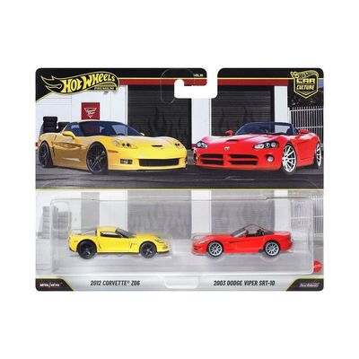 Đồ Chơi Bộ Đôi Siêu Xe Premiums - 12 Corvette Z06 HOT WHEELS JHW54/HBL96