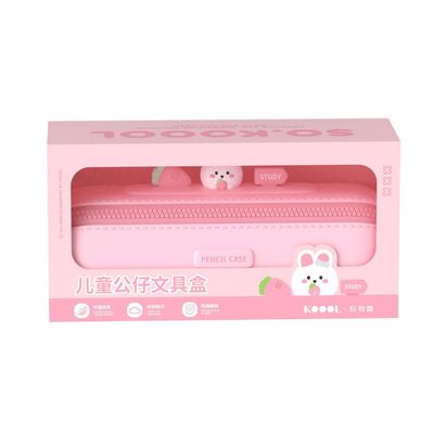 Hộp Viết Cartoon Thỏ Hồng Đáng Yêu KOOOL K105/PINK