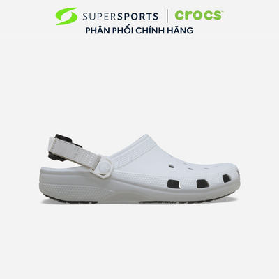 Giày Clog Unisex Crocs Classic Turbo - Trắng - 211287-100