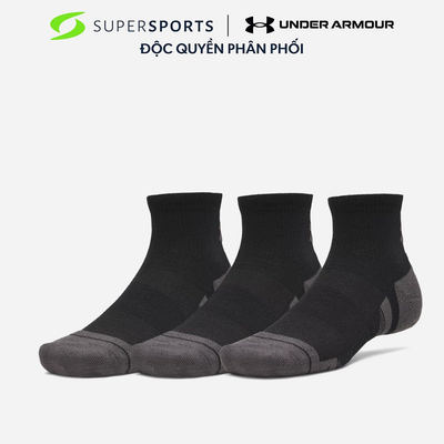 Vớ Thể Thao Under Armour New Performance Tech 3-Pack Quarter - 6015138-008