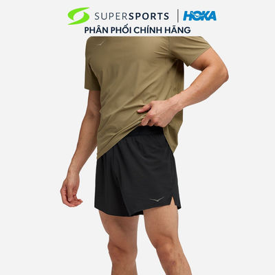 Quần Ngắn Thể Thao Nam HOKA Glide 5 Brief - Đen - 1176971-BLK